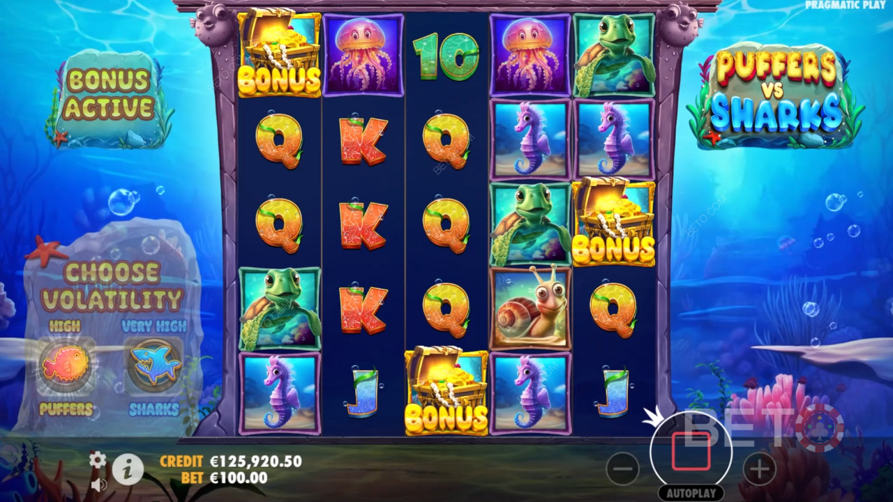 Recenzja Puffers Vs Sharks od BETO Slots