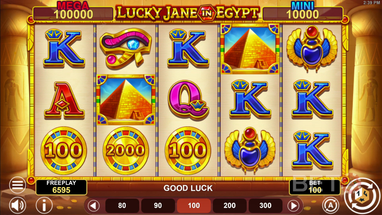 Lucky Jane in Egypt Hold & Win Graj Za Darmo
