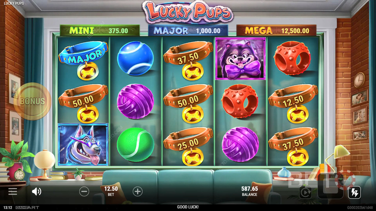 Recenzja Lucky Pups od BETO Slots