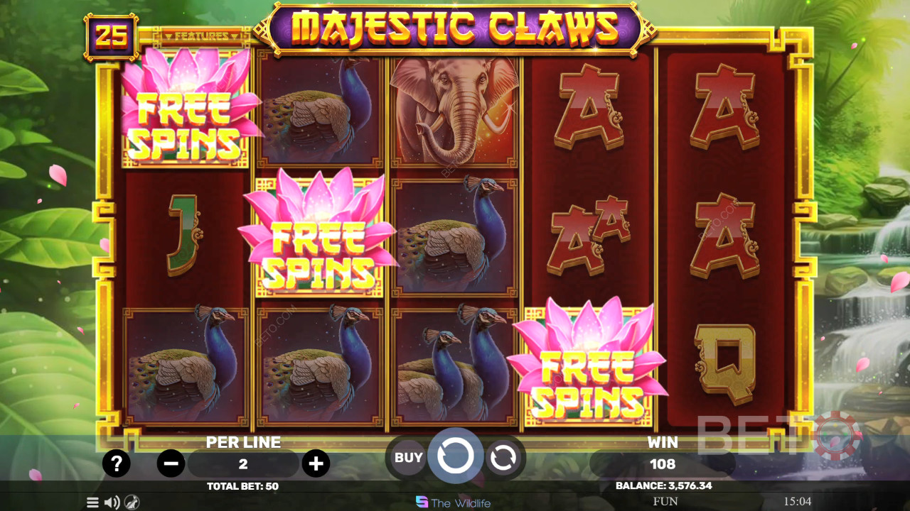 Recenzja Majestic Claws od BETO Slots
