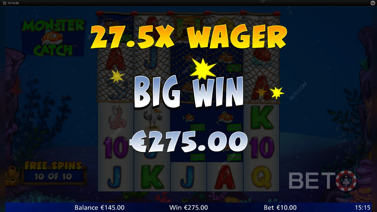Wygraj 736x swój zakład na slocie Monster Catch!