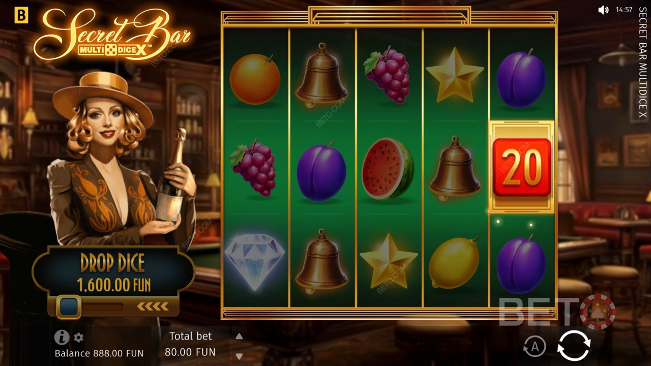 Recenzja Secret Bar Multi Dice X od BETO Slots