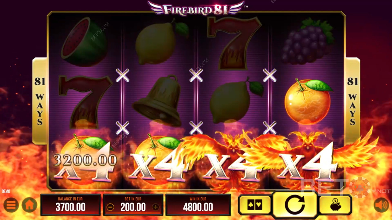 Recenzja Firebird 81 od BETO Slots