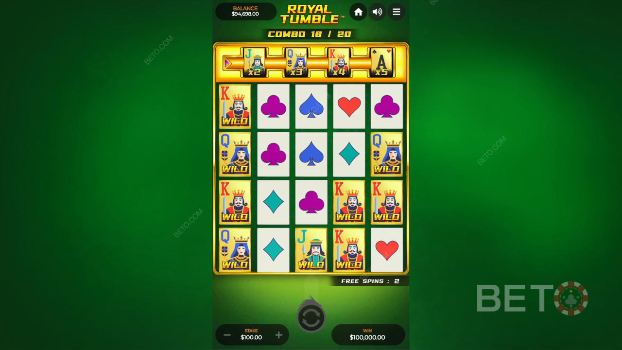 Recenzja Royal Tumble od BETO Slots