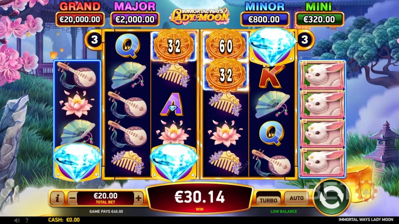 Recenzja Immortal Ways Lady Moon od BETO Slots