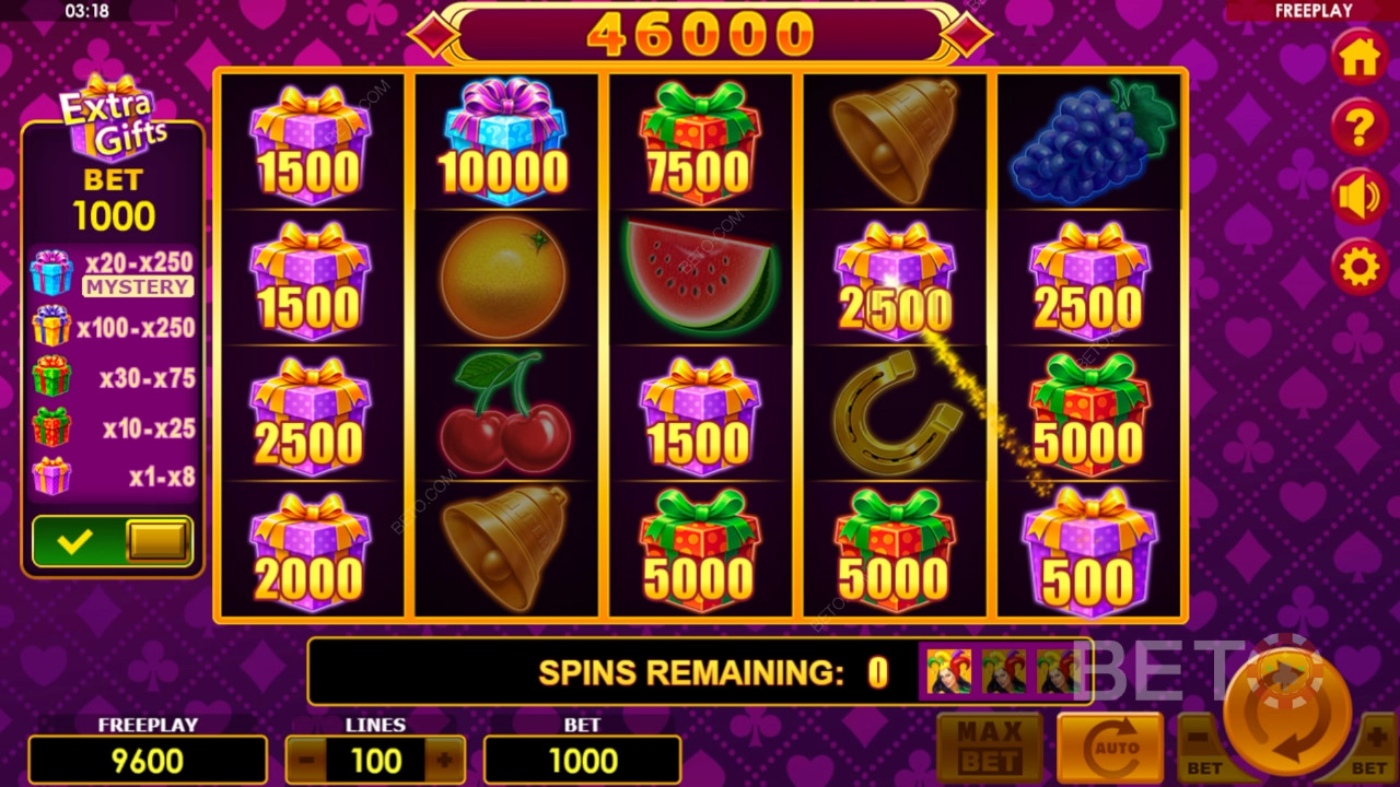 Funkcje bonusowe wyjaśnione w Lucky Joker 100 Extra Gifts przez Amatic Industries