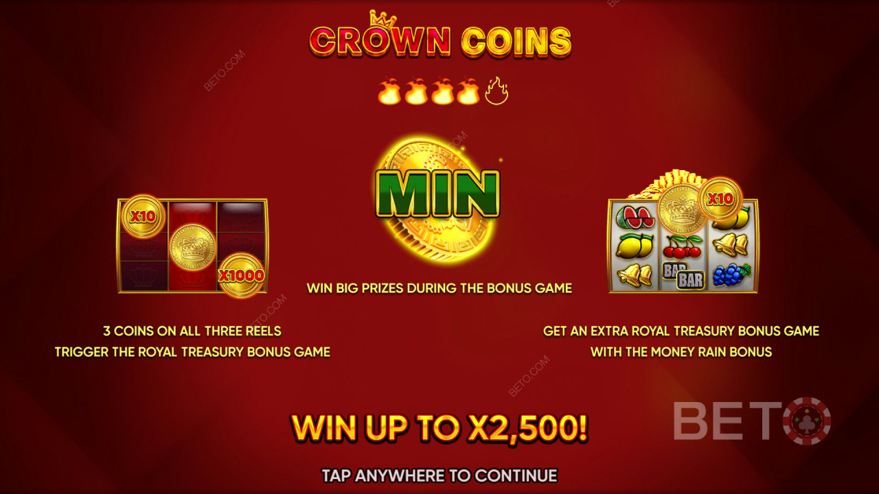 Funkcje bonusowe wyjaśnione w Crown Coins przez Endorphina
