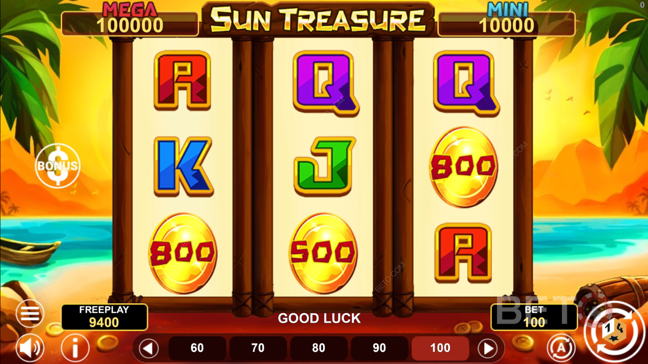 Sun Treasure Hold & Win Graj Za Darmo
