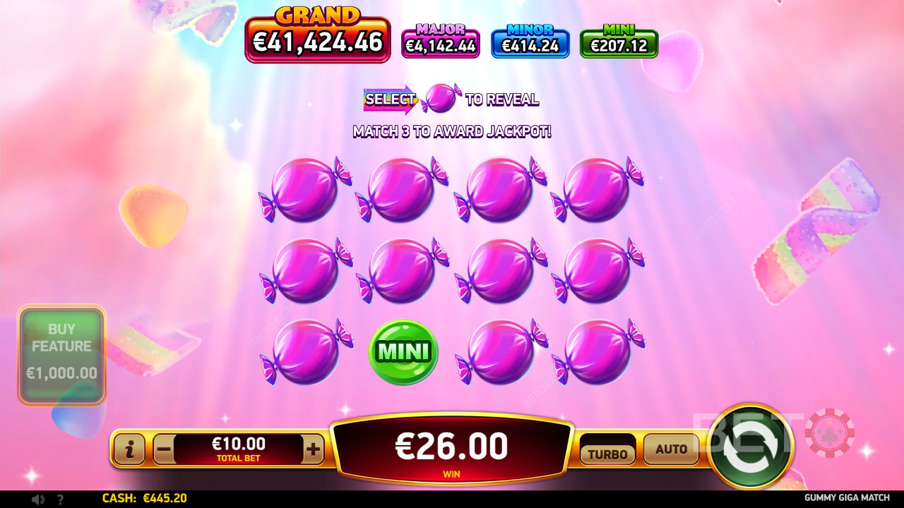 Funkcje bonusowe wyjaśnione w Gummy Giga Match od RubyPlay