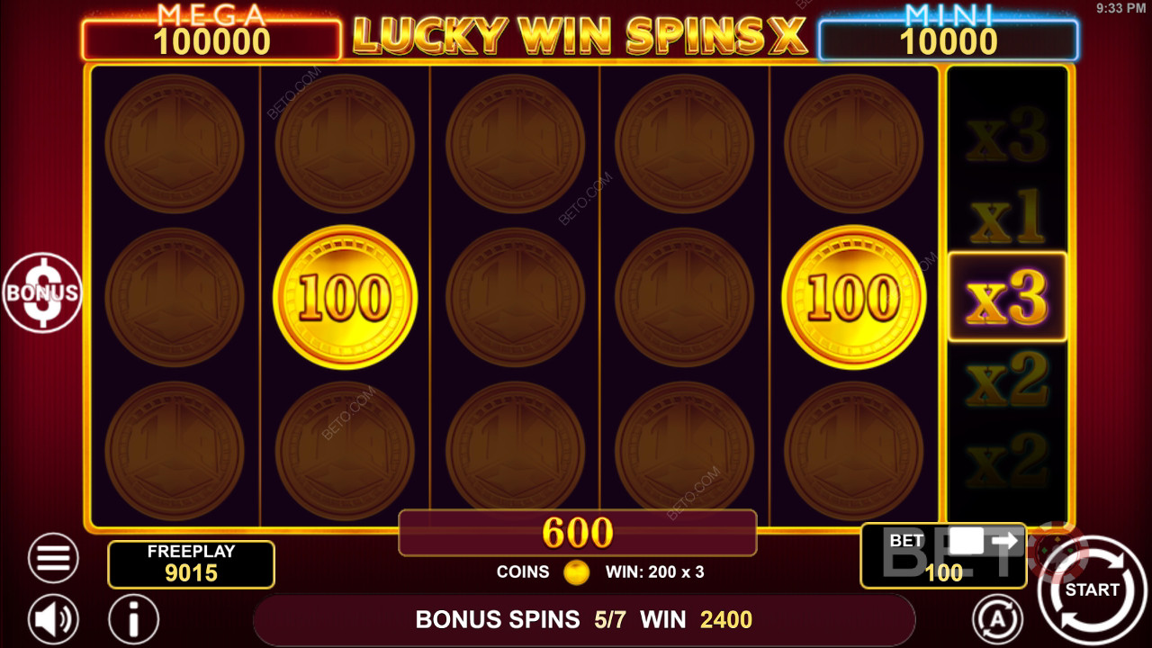 Jak zagrać w Lucky Win Spins X od 1spin4win?