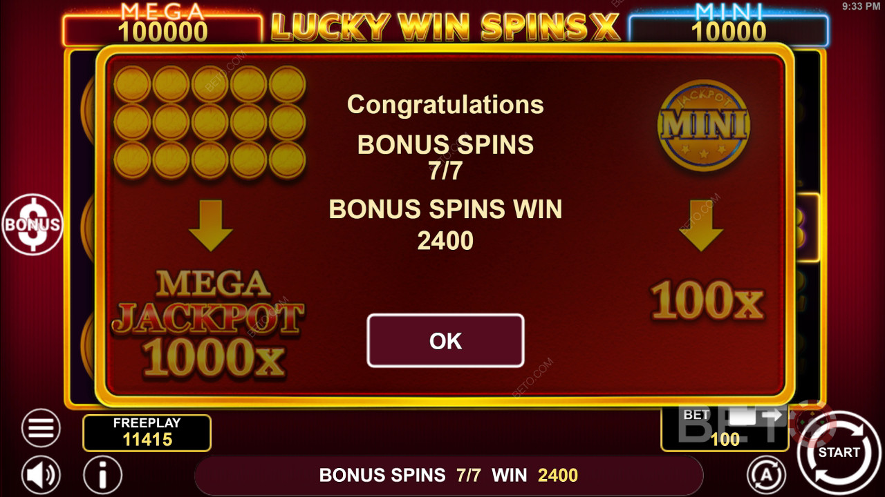 Funkcje bonusowe wyjaśnione w Lucky Win Spins X przez 1spin4win