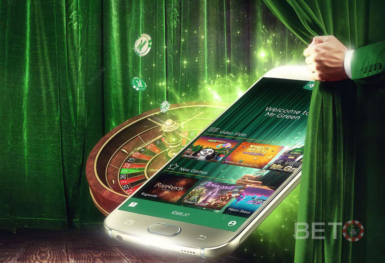 Zielony hazard i ich gry mogą być odtwarzane na wszystkich urządzeniach mobilnych.
