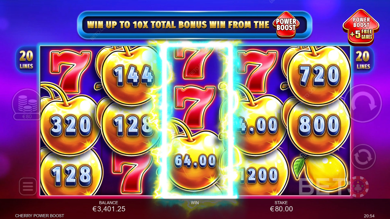 Recenzja Cherry Power Boost od BETO Slots