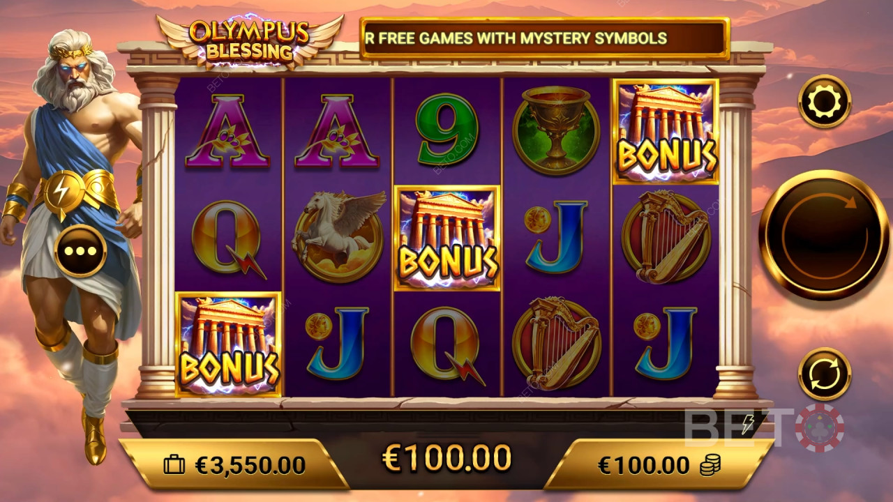 Recenzja Olympus Blessing od BETO Slots