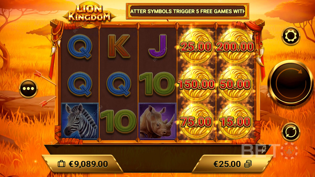 Recenzja Lion Kingdom od BETO Slots