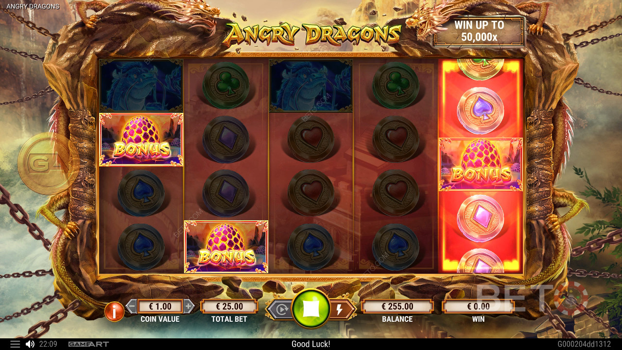 Recenzja Angry Dragons od BETO Slots