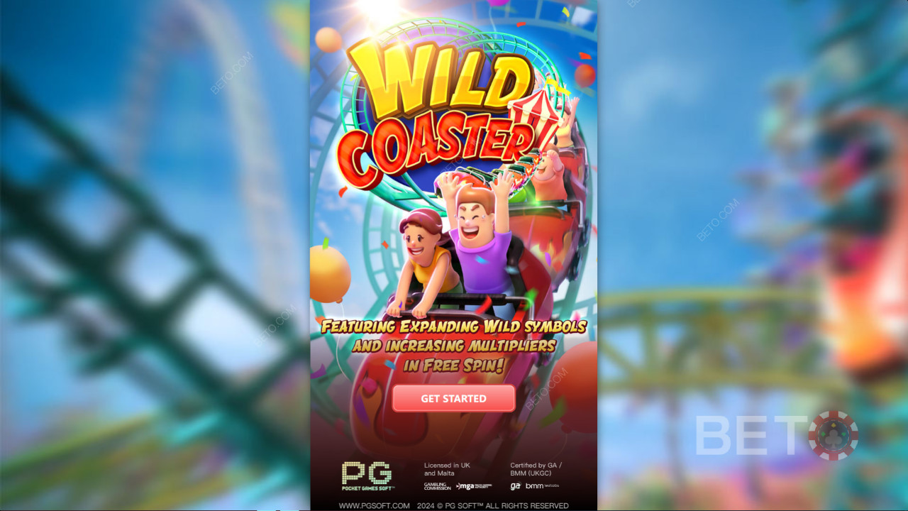 Wygraj 16,465x swój zakład w slocie wideo Wild Coaster!