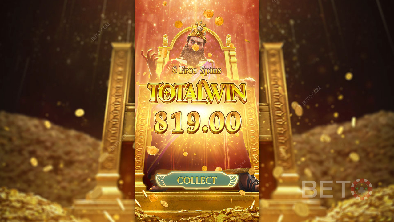 Wygraj 2,318x swój zakład na slocie Midas Fortune online!