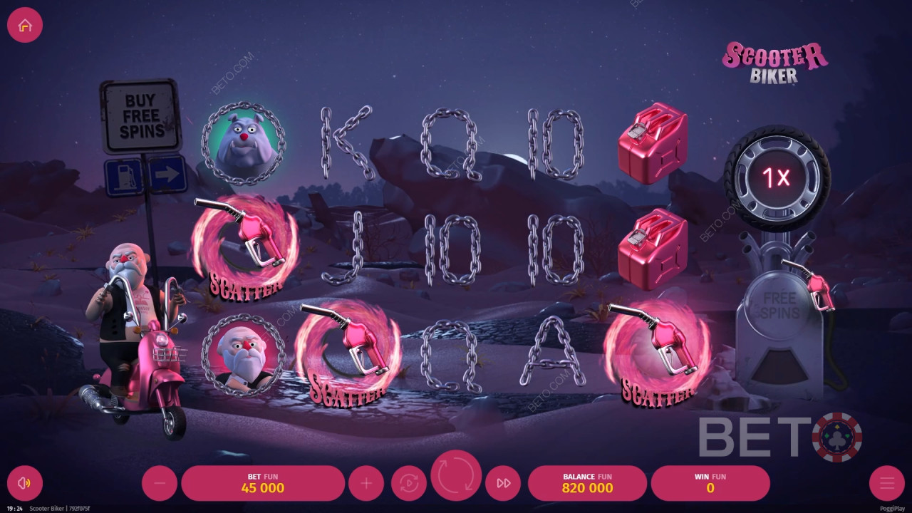 Recenzja Scooter Biker od BETO Slots
