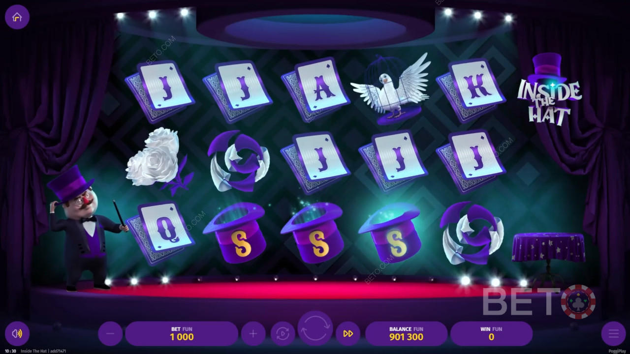 Recenzja Inside The Hat od BETO Slots