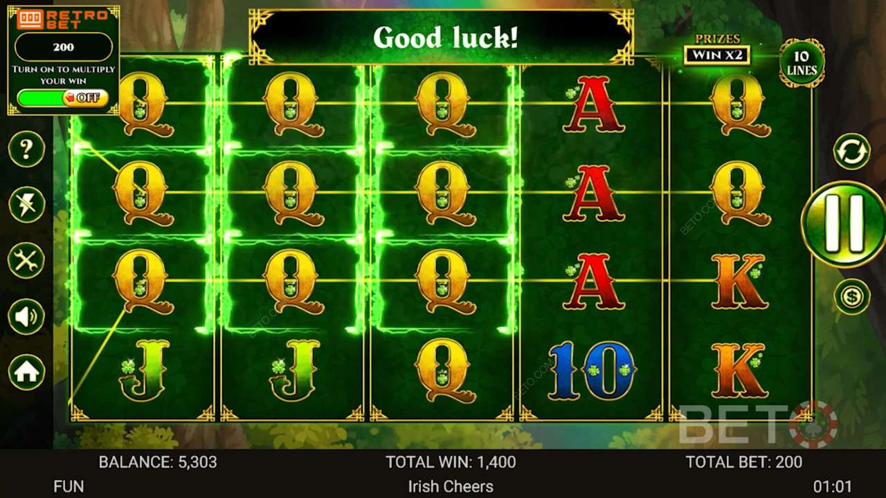 Irish Cheers Recenzja BETO Slots