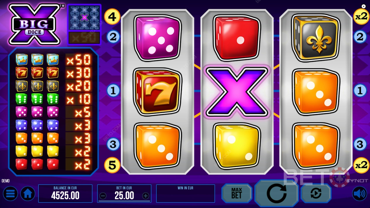 Big X Dice Graj Za Darmo