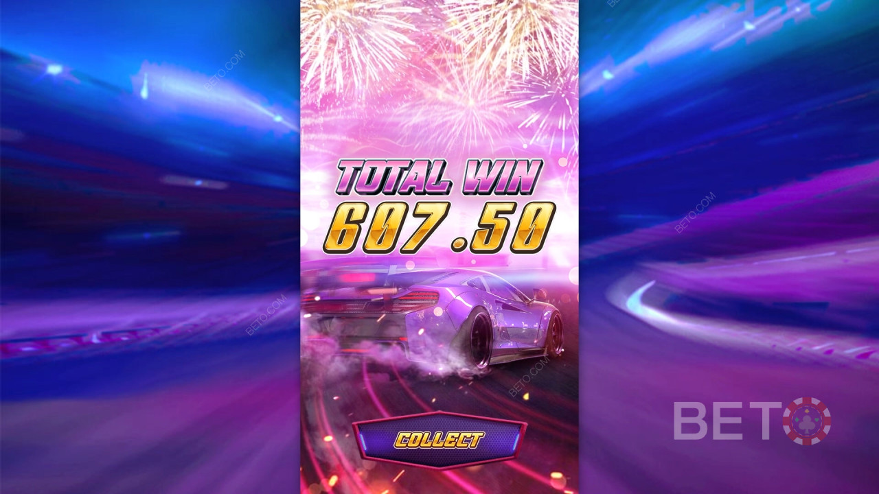 Wygraj 8 345x swój zakład na slocie wideo Speed Winner!