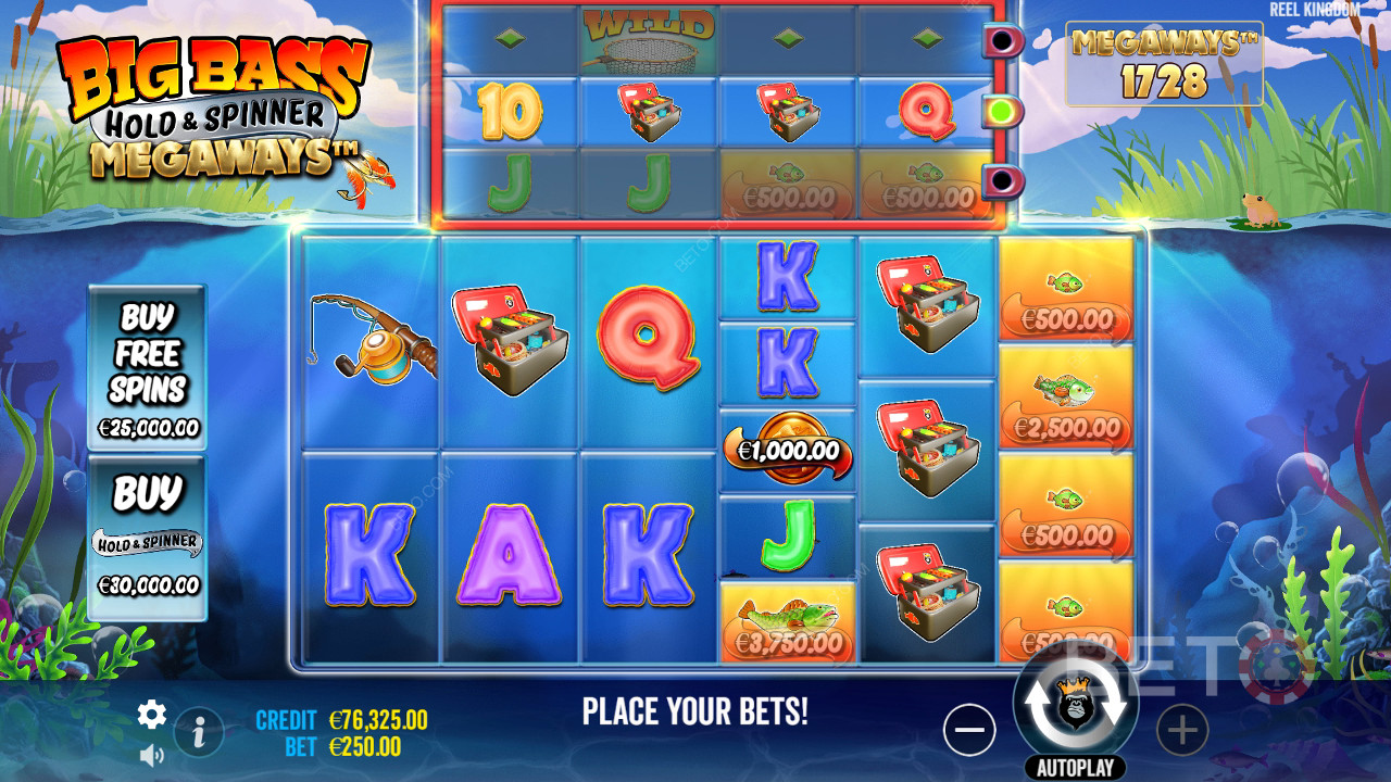Funkcje bonusowe wyjaśnione w Big Bass Hold i Spinner Megaways przez Reel Kingdom