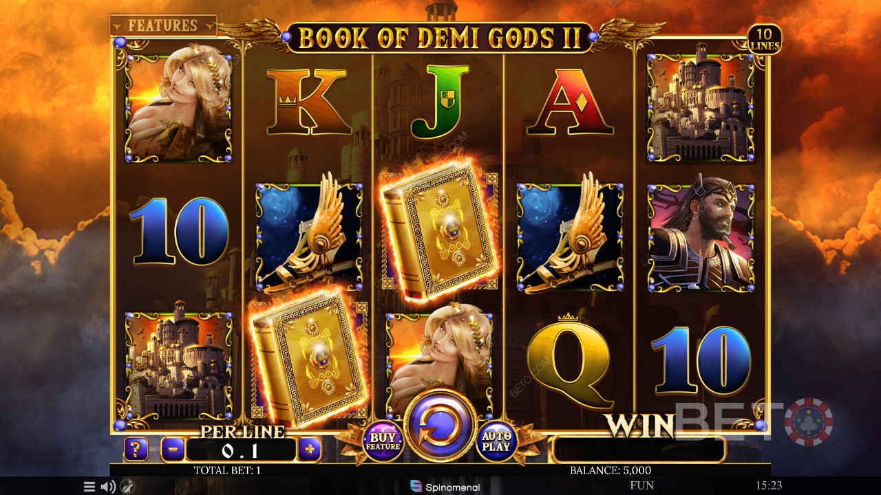 Slot Book of Demi Gods 2 z darmowymi spinami, Wildami, respinami i kilkoma innymi funkcjami