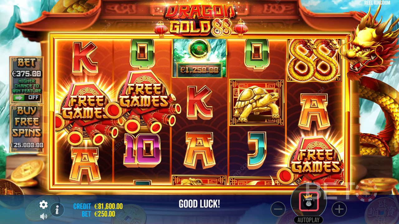 Recenzja Dragon Gold 88 od BETO Slots