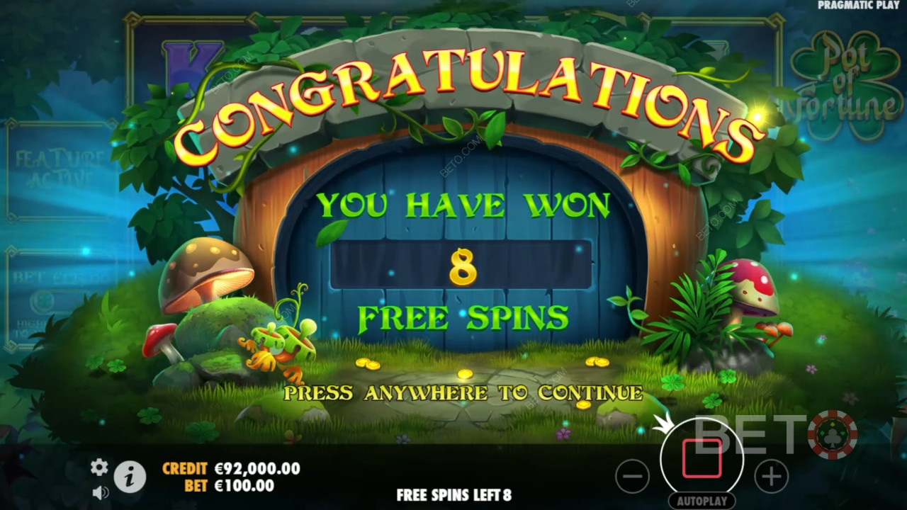 Funkcje bonusowe wyjaśnione w Pot of Fortune przez Pragmatic Play
