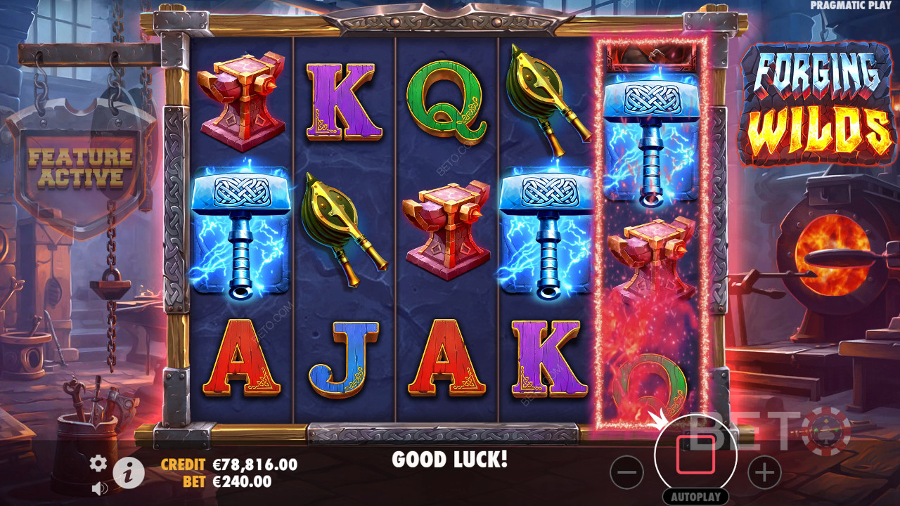 Recenzja Forging Wilds od BETO Slots