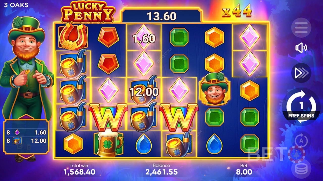 Funkcje bonusowe wyjaśnione w Lucky Penny od 3 Oaks Gaming
