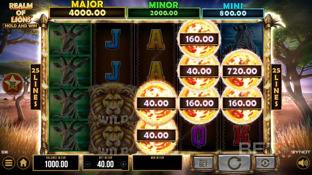 Recenzja Realm of Lions od BETO Slots