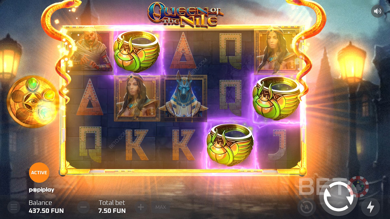 Recenzja Queen of the Nile od BETO Slots