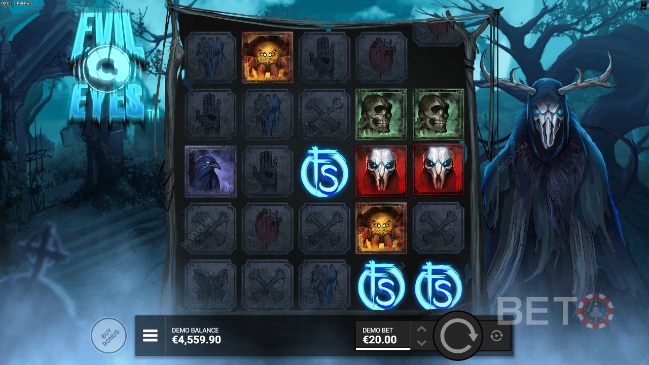 Recenzja Evil Eyes od BETO Slots