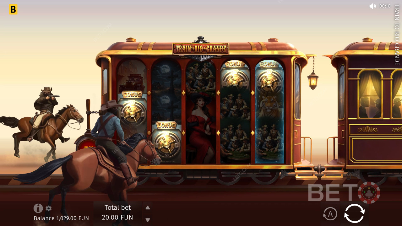 Recenzja Train To Rio Grande od BETO Slots