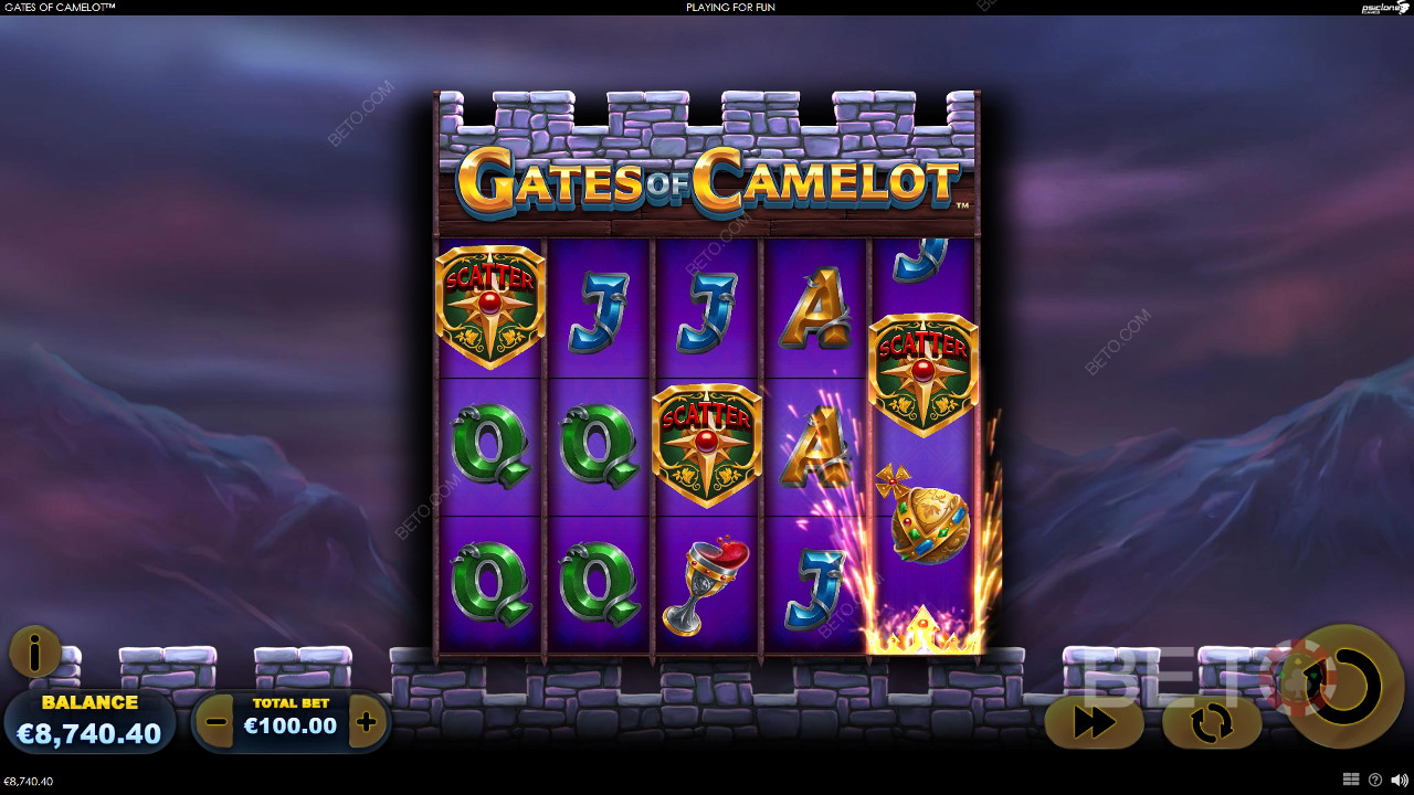 Recenzja Gates of Camelot od BETO Slots