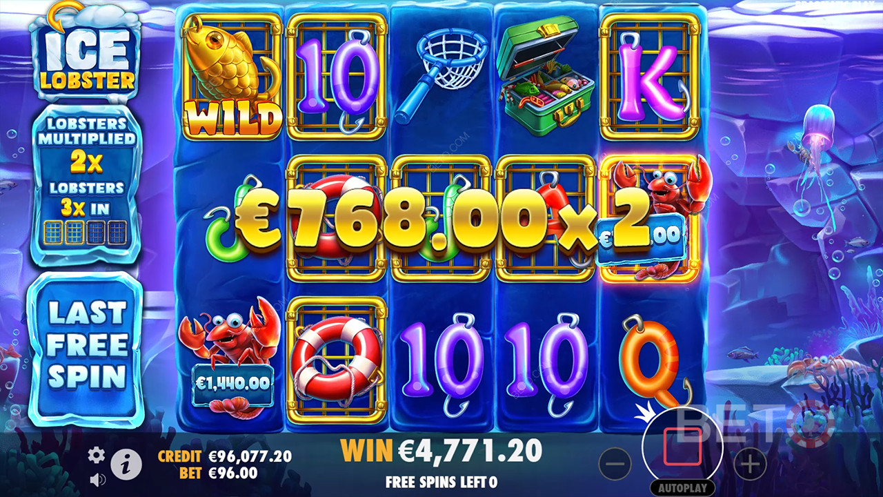 Recenzja Ice Lobster od BETO Slots