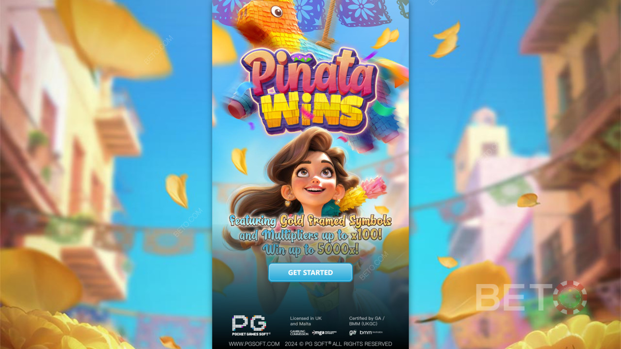 Wygraj 5 000x swój zakład na slocie Pinata Wins online!