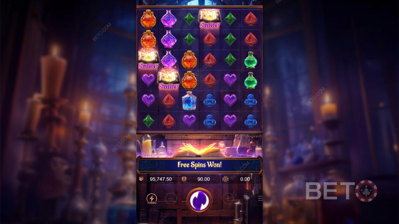 Funkcje bonusowe wyjaśnione w Mystic Potion przez PG Soft