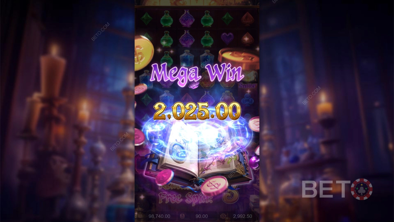 Wygraj 10 000x swój zakład na slocie Mystic Potion!