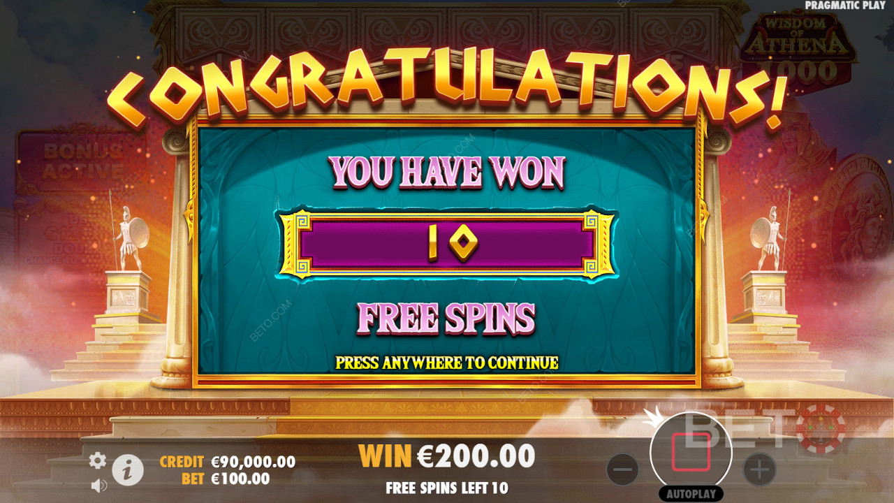 Funkcje bonusowe wyjaśnione w Wisdom of Athena 1000 przez Pragmatic Play