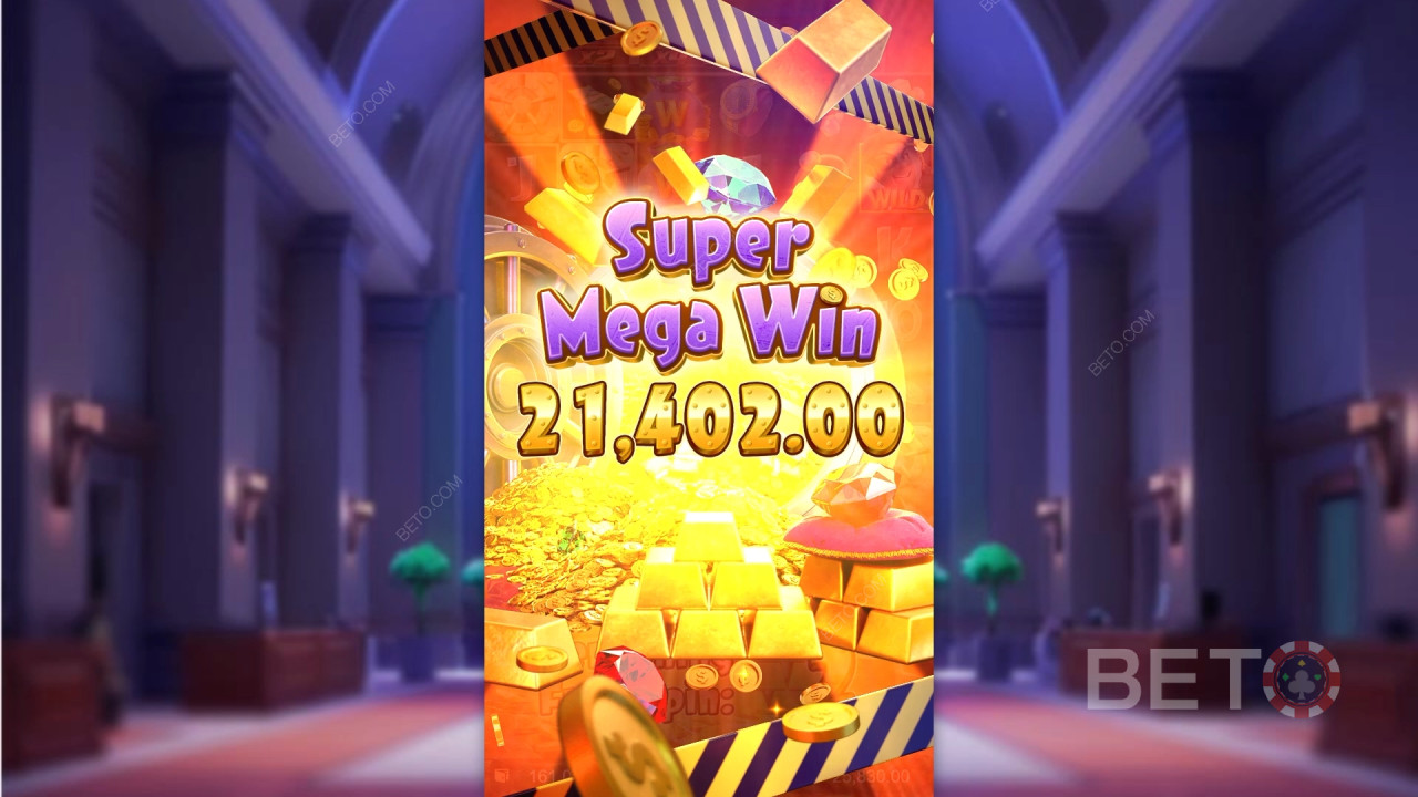 Wygraj 2 500x zakład w slocie online Wild Heist Cashout!