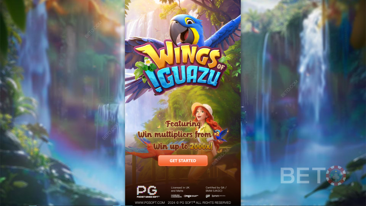 Wygraj 2 000x swój zakład w slocie online Wings of Iguazu!