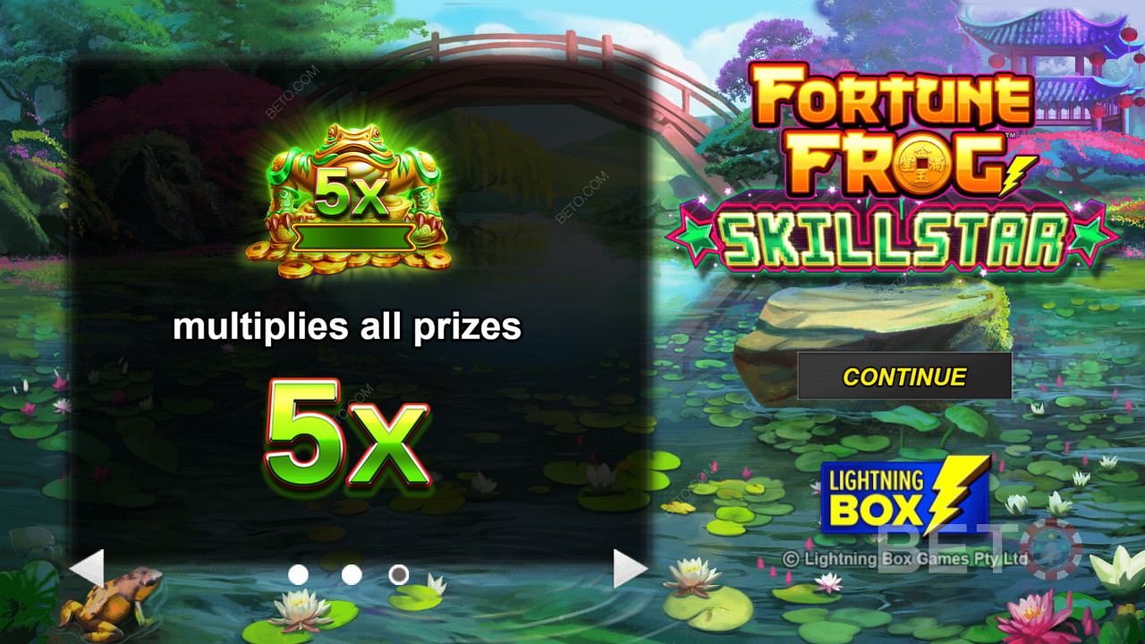 Nagradzające mnożniki w grze o wysokiej zmienności Fortune Frog Skillstar