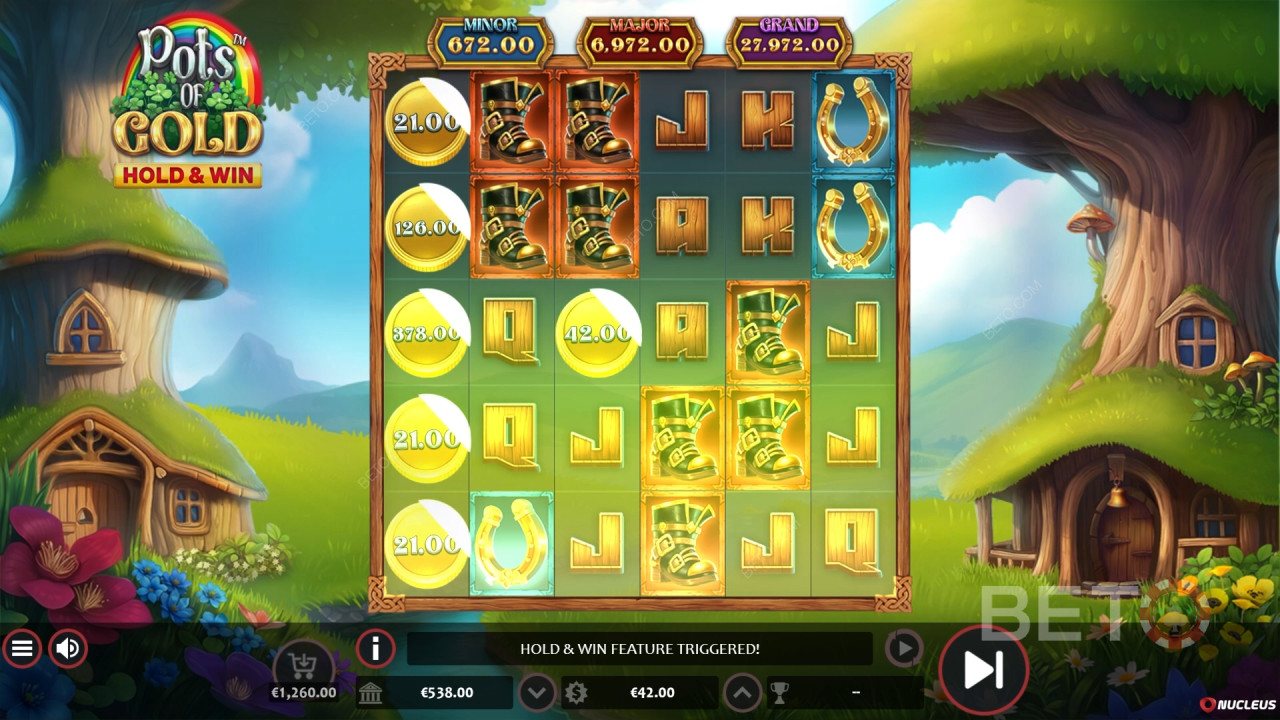 Recenzja Pots of Gold od BETO Slots