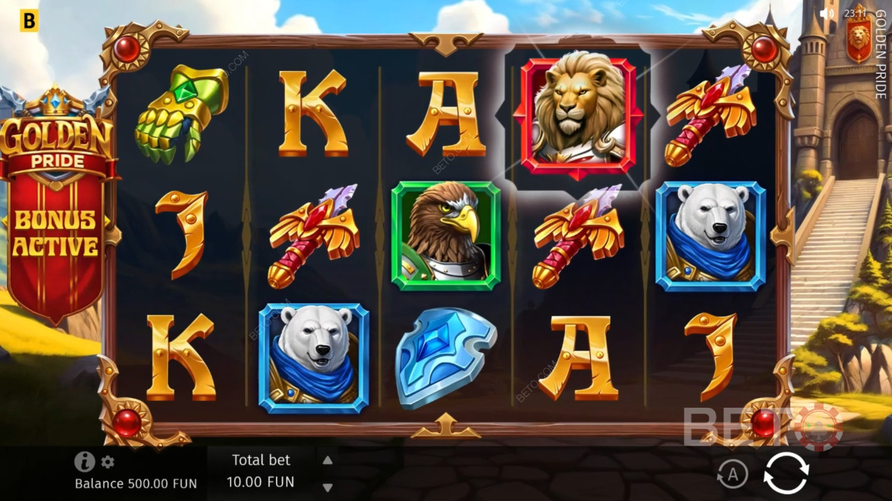 Recenzja Golden Pride od BETO Slots