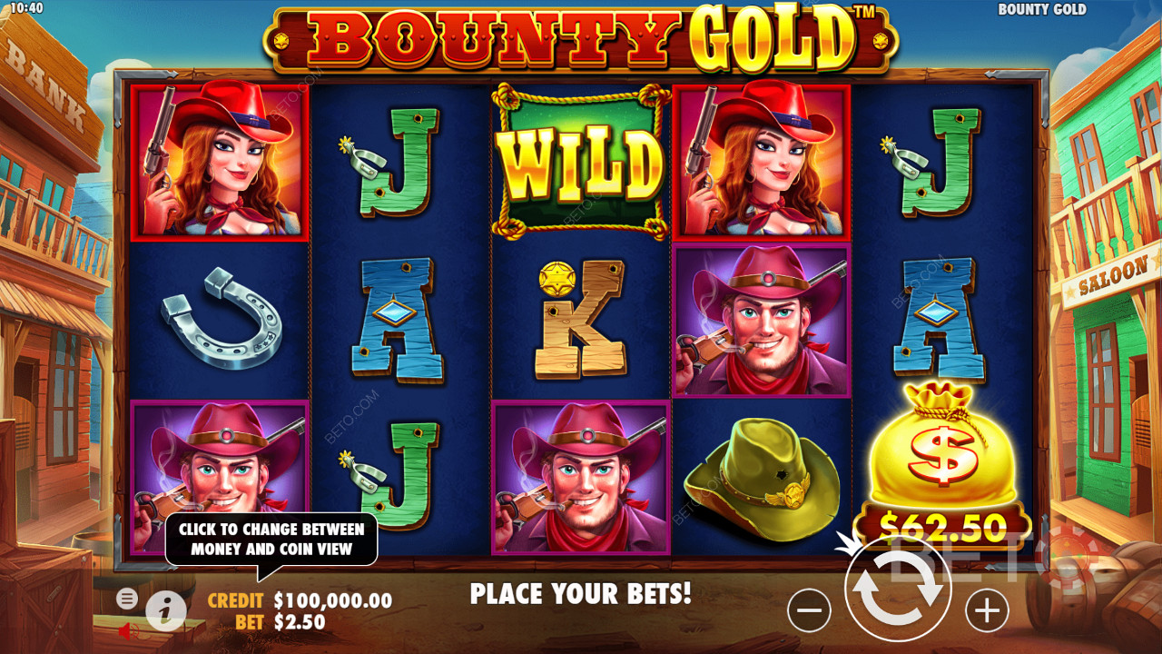 Bounty Gold generuje 25 linii wypłat