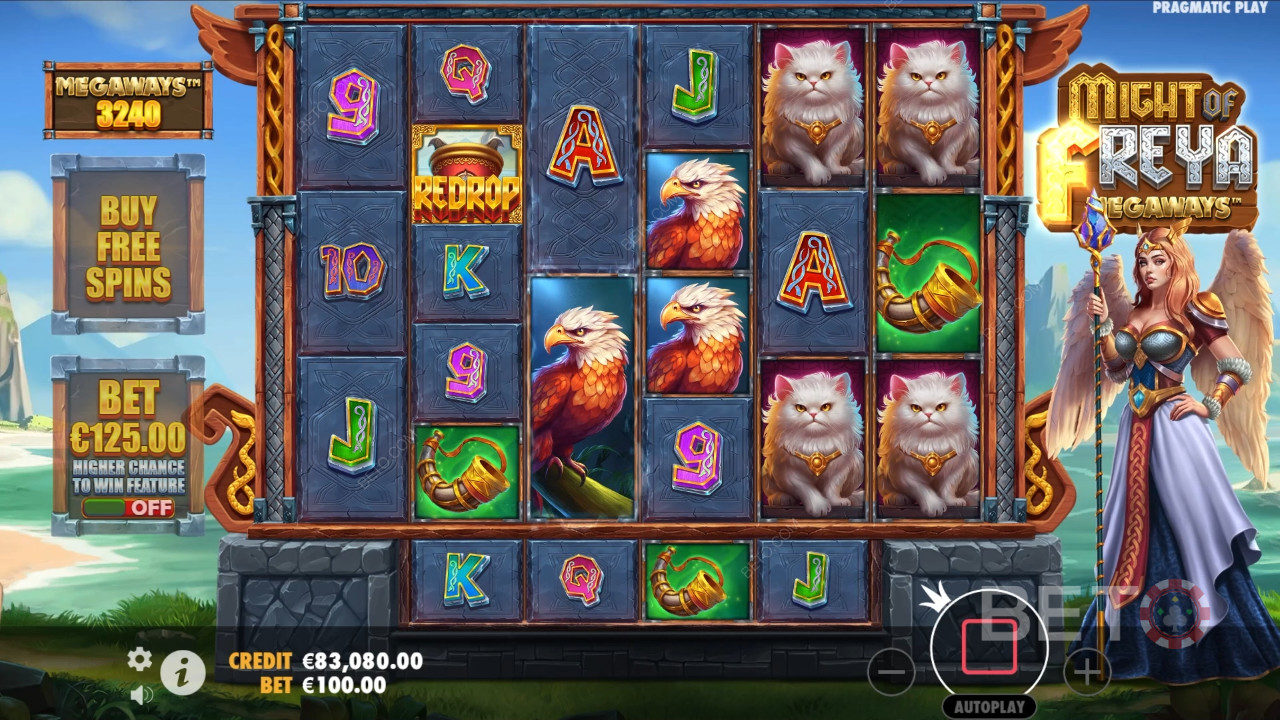 Recenzja Megaways Might of Freya od BETO Slots